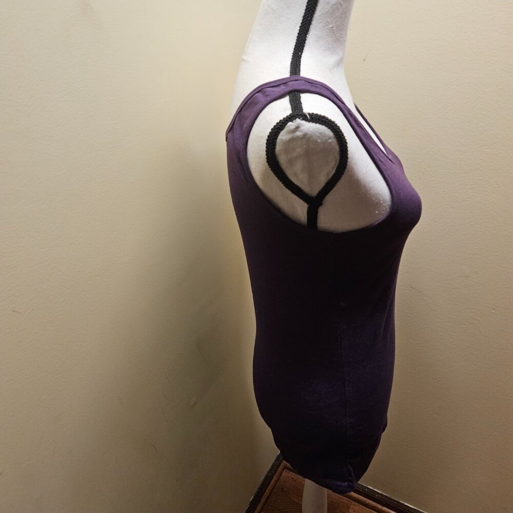 Merona Ladies Purple Tank Top - Picture 4 of 4